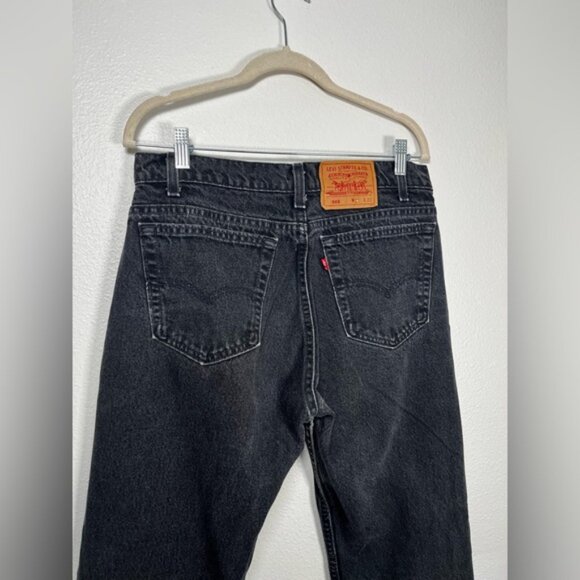 Levi's vintage 90’s Black Straight Jeans Classic Fit size 34 - Picture 5 of 10